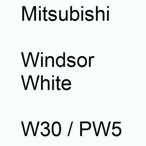 Mitsubishi, Windsor White, W30 / PW5.